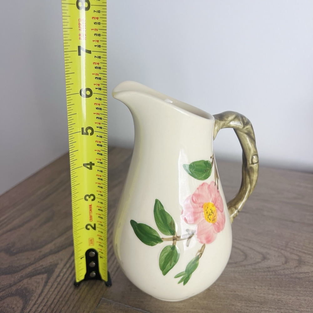 FRANCISCAN DESERT ROSE 6 inch  SYRUP PITCHER - Picture 8 of 9